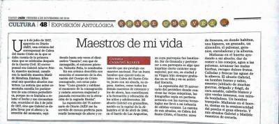 Mi artículo del viernes cuatro de noviembre en Diario Jaén... Érase una vez...