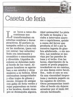 Mi articulo publicado en Diario Jaén Domingo 22 de Octubre.