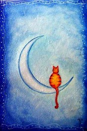 el  gato y la luna